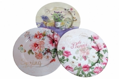 036 dekorativni plastični tanjiri